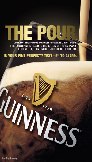 Joseph Ehlinger Copywriter – Guinness Ad – The Pour