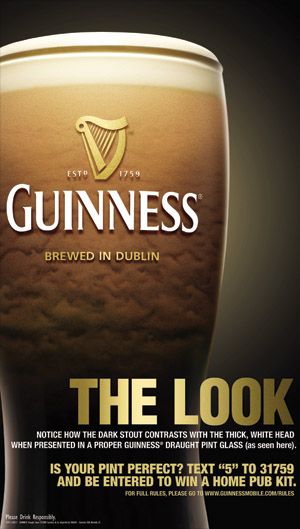 Joseph Ehlinger Copywriter – Guinness Ad – The Look