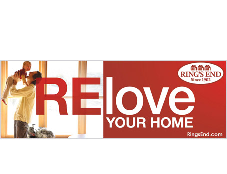 Ring's End billboard for homes