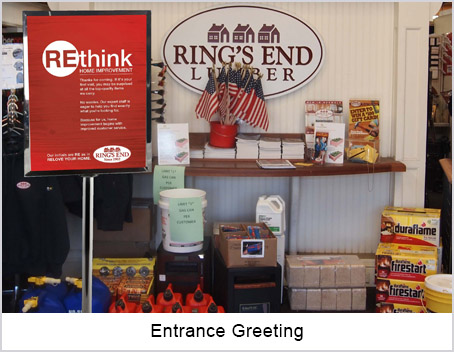 Ring's End store entrance