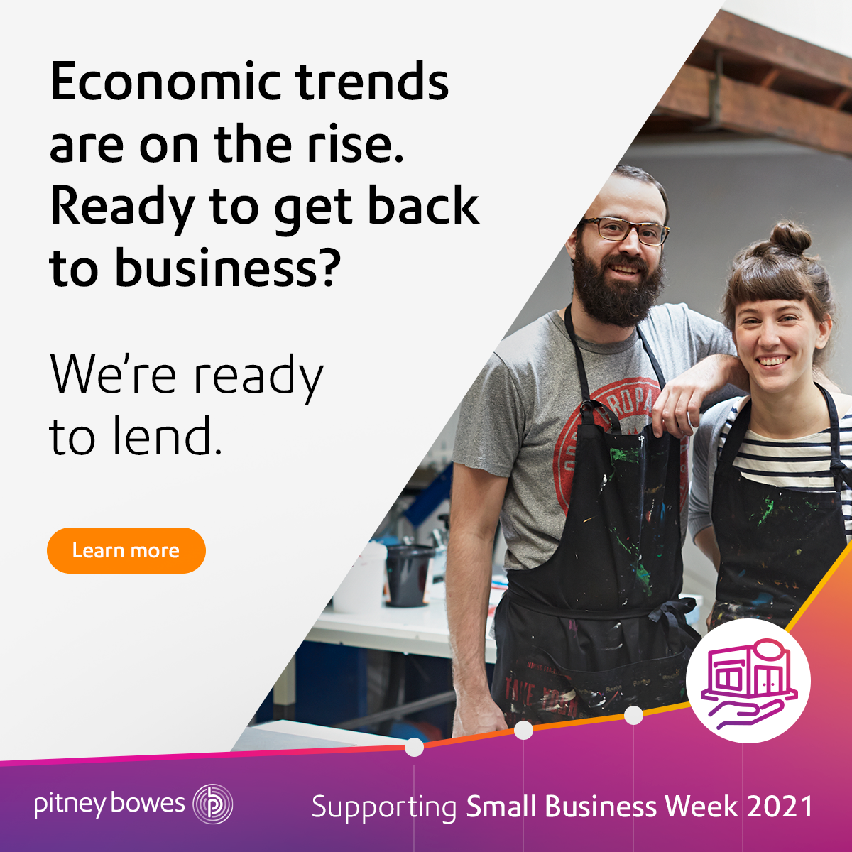 Small Business Week marketing campaign for Pitney Bowes - Joseph Ehlinger copywriter