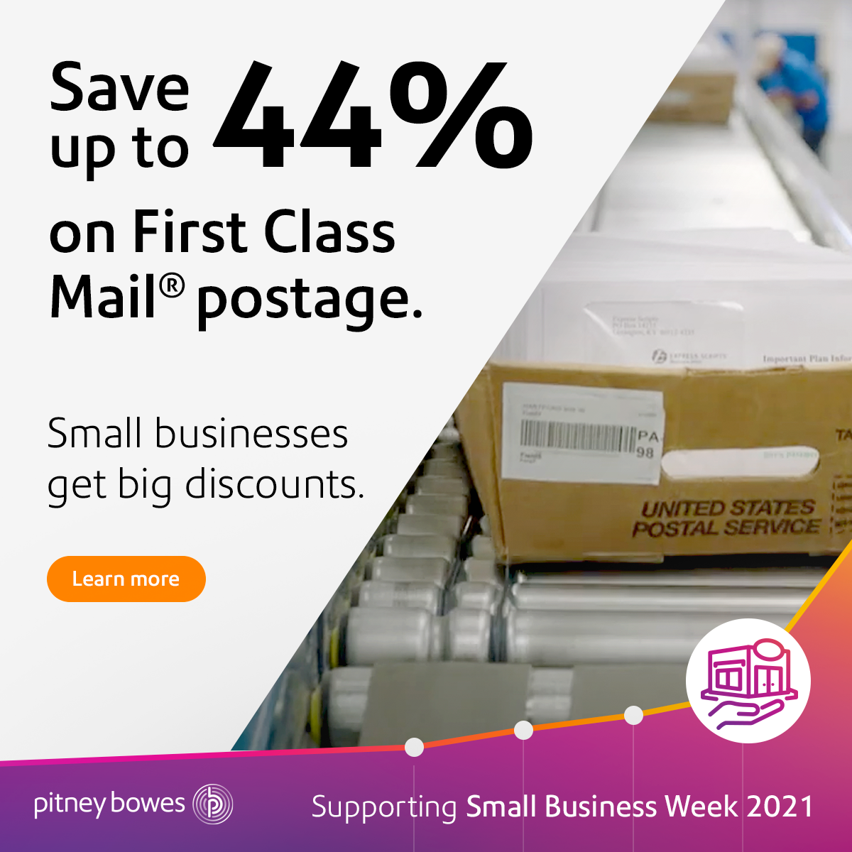Small Business Week marketing campaign for Pitney Bowes - Joseph Ehlinger copywriter