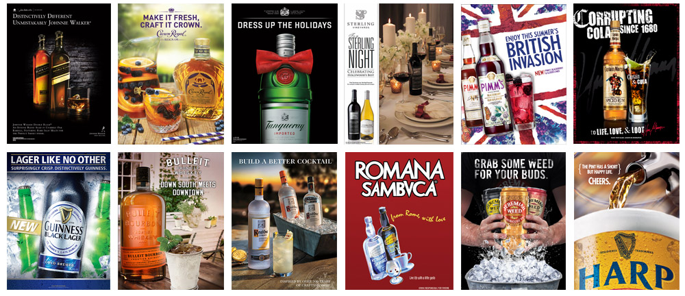 Marketing campaigns for Diageo products